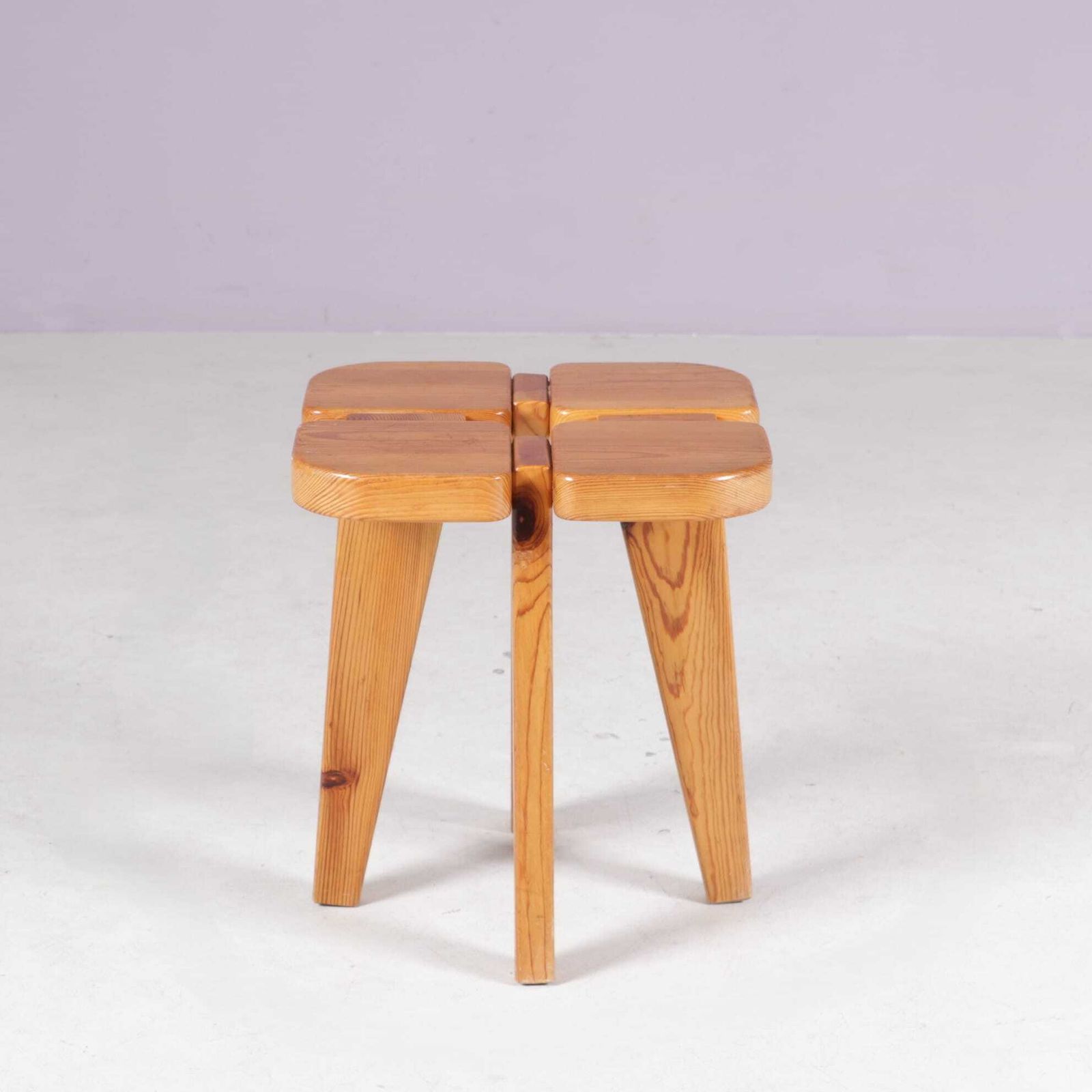 1960s Pine Stool By Raani Peippo For Stockmann Orno Finland photo furniture
