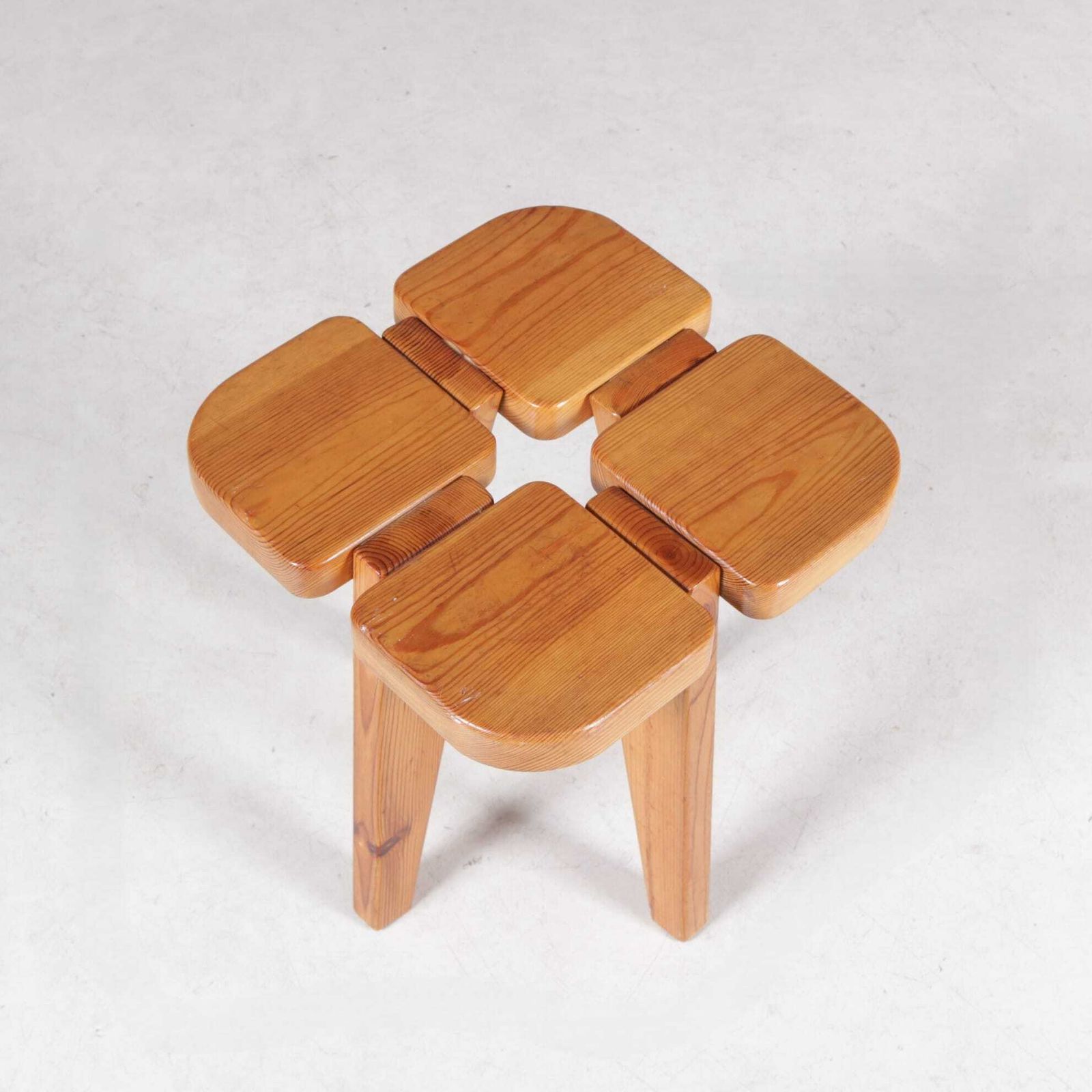 1960s Pine Stool By Raani Peippo For Stockmann Orno Finland photo Furniture