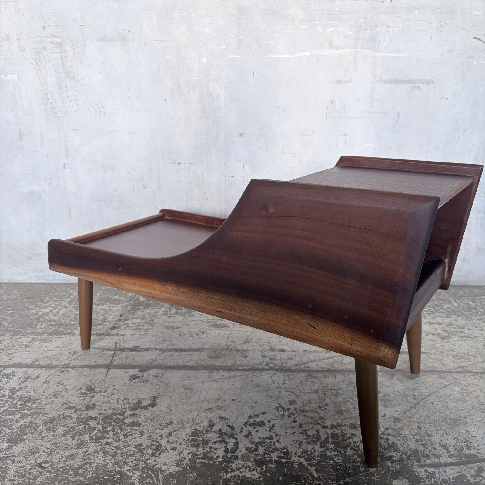 Chippy Heath Teak Telephone Bench Side Table Mid Century photo for sale