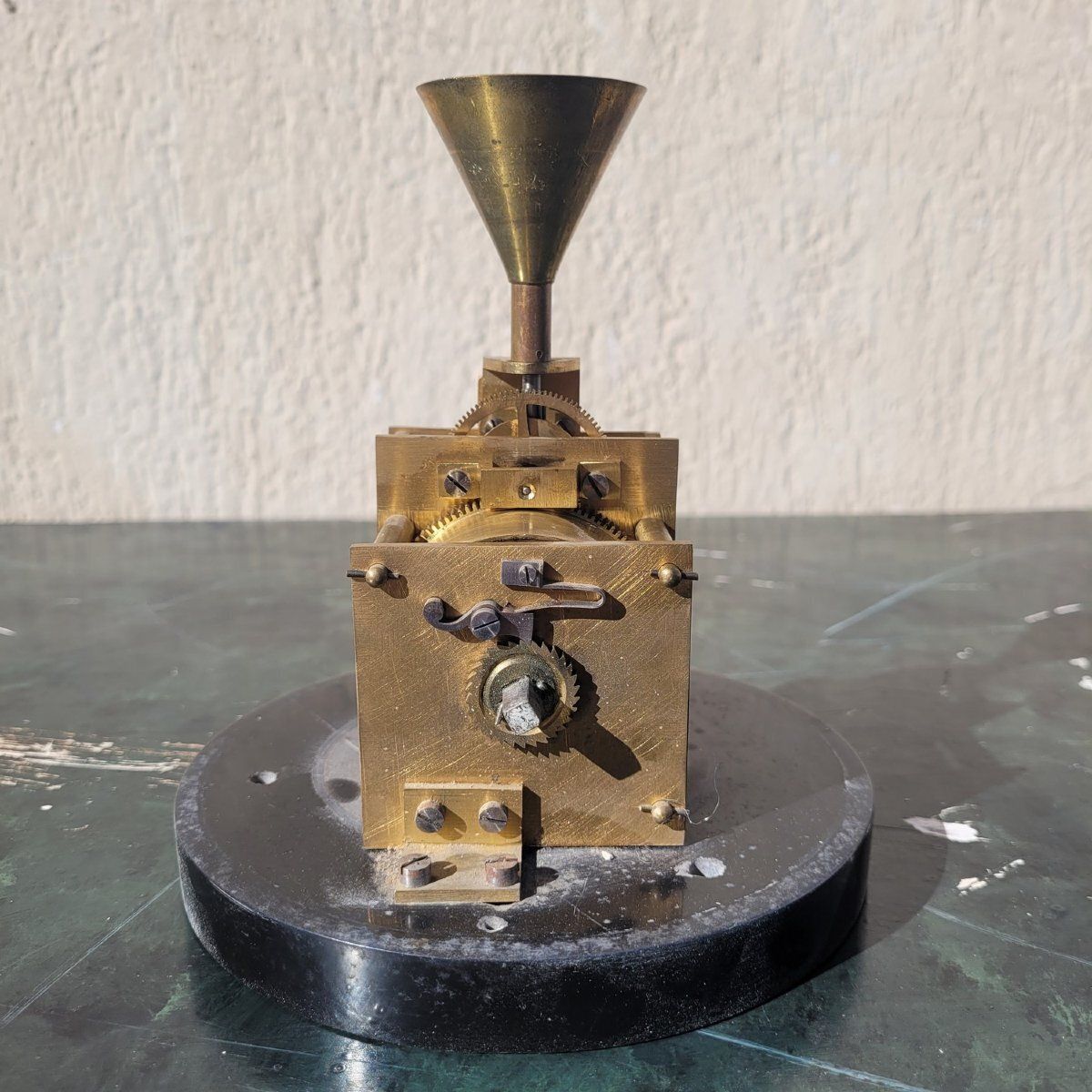 Home Decor Bronze Lighthouse Clock, France, Late 19th–Early 20th Century photo