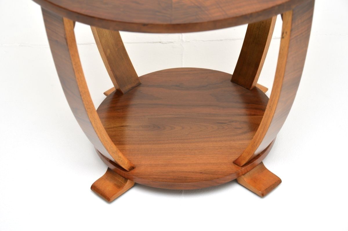 Art Deco Figured Walnut Occasional Side / Coffee Table photo 709.0