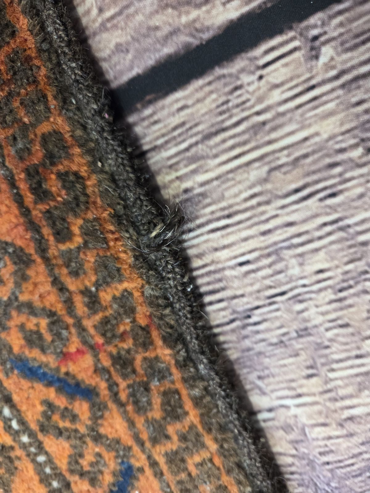 Vintage Hand Knotted Middle Eastern Tribal Wool Rug photo vintage