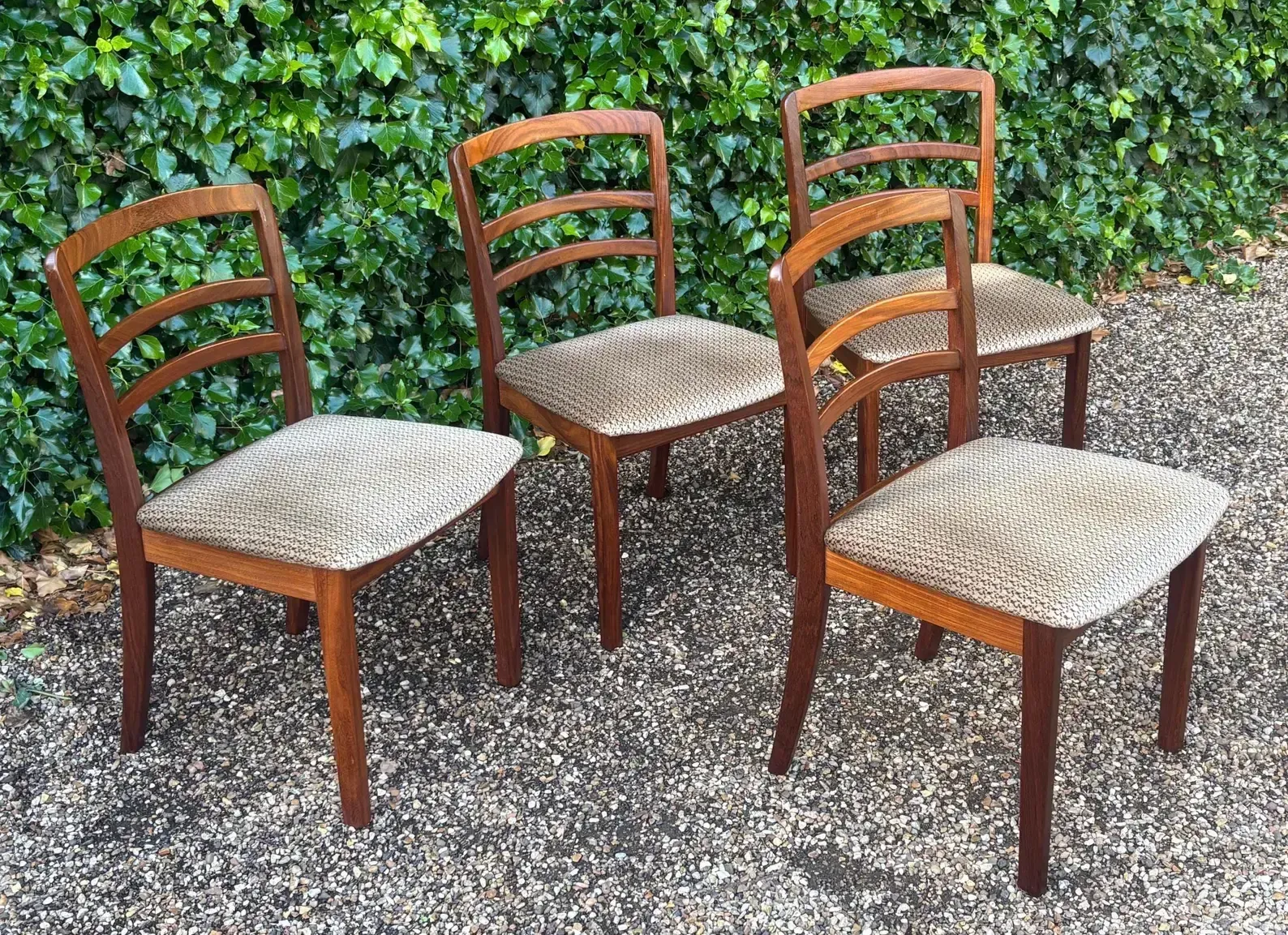 Set Of Four Mid Century G Plan Teak Dining Chairs photo furniture