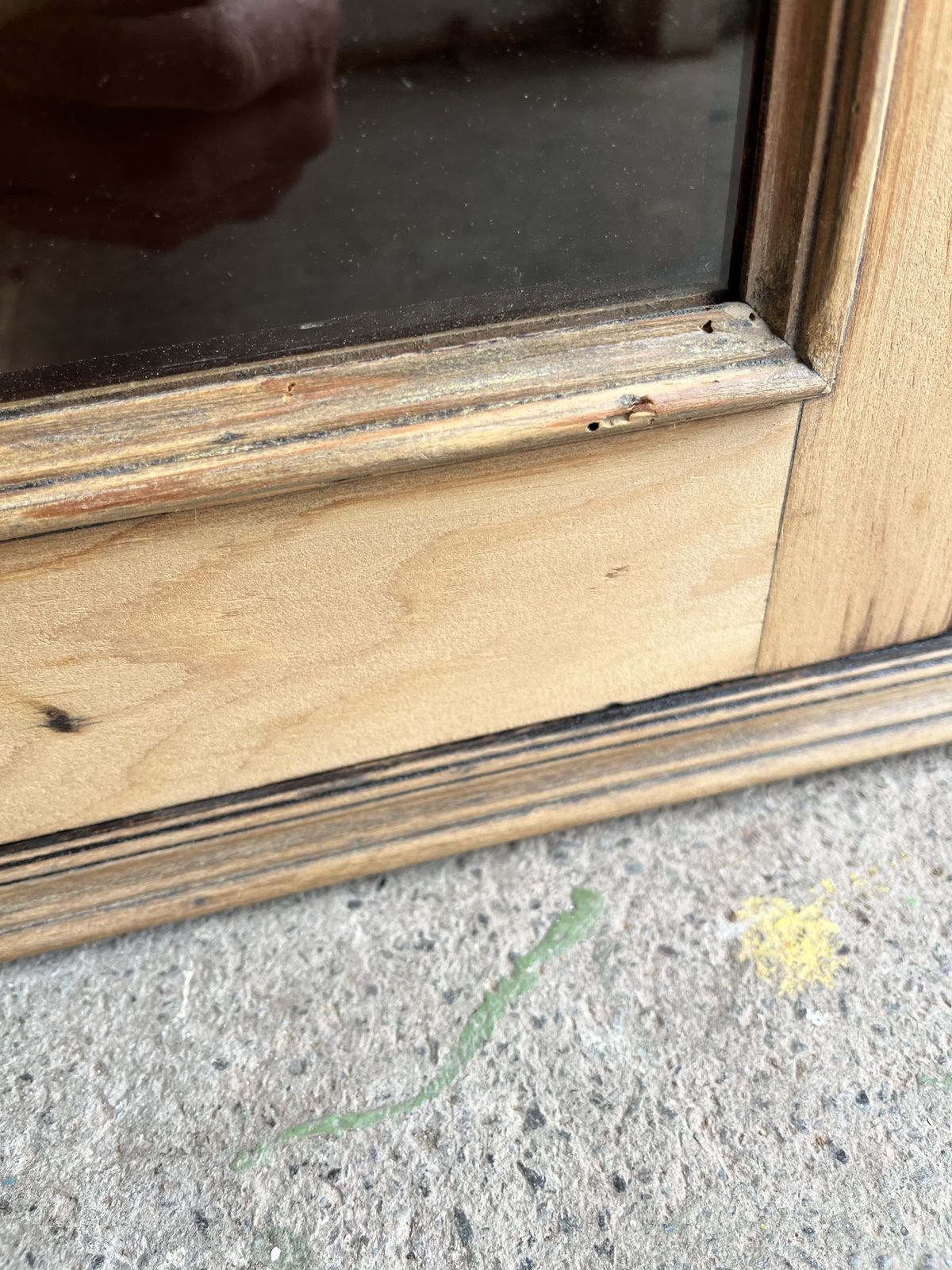 Victorian Pine Display Cabinet photo vinterior