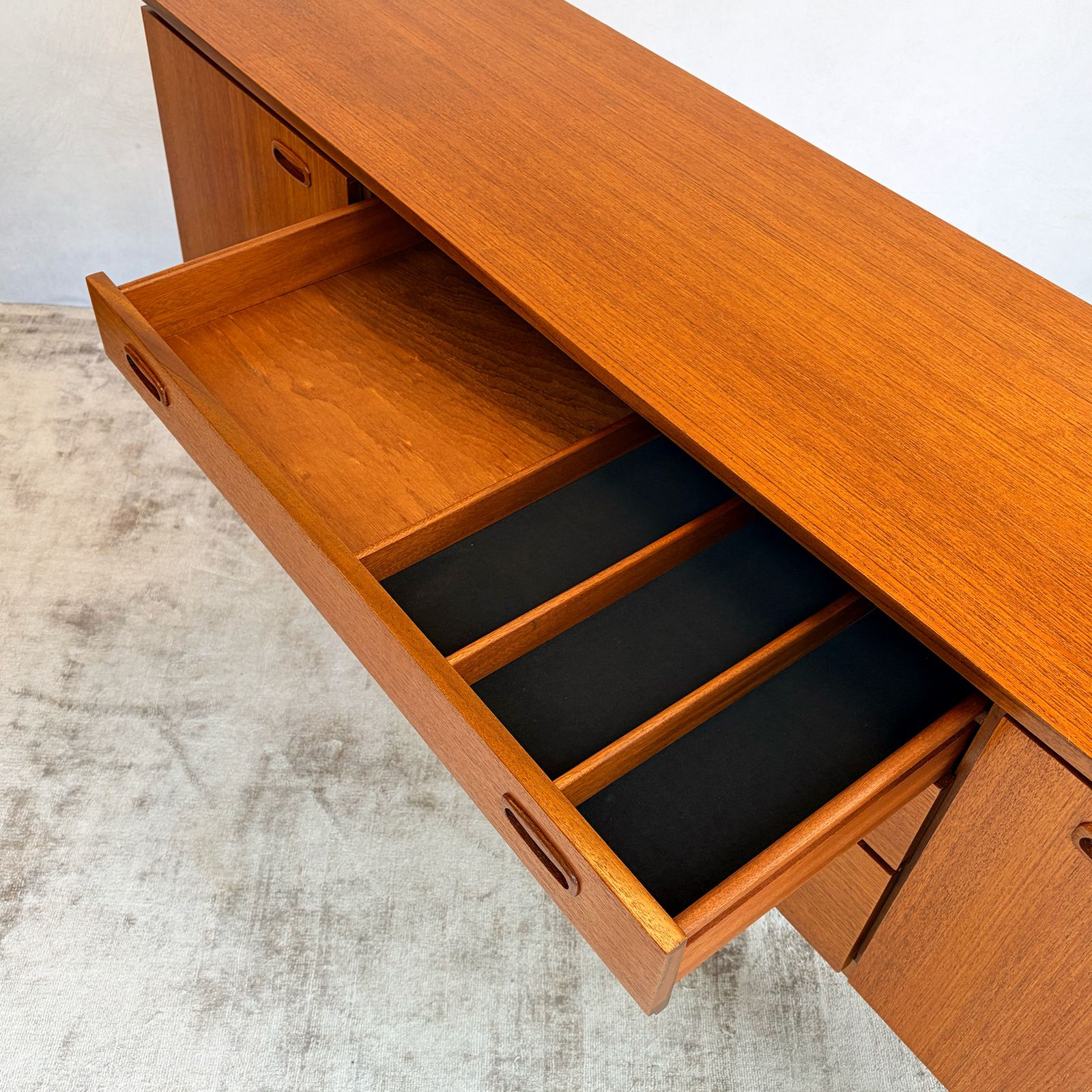 Nathan Furniture 'Citadel' Range Teak Sideboard photo vintage
