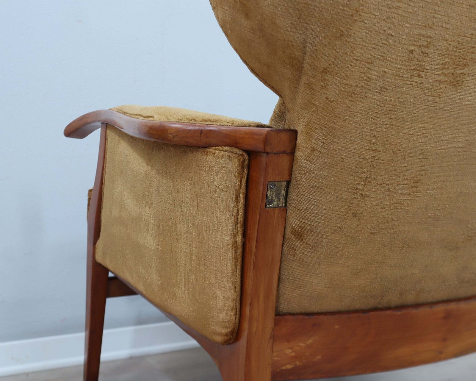 Camea Italiaanse Relaxfauteuils Dralon Velvet, Set Van 2, Ca. Jaren 1950 photo furniture
