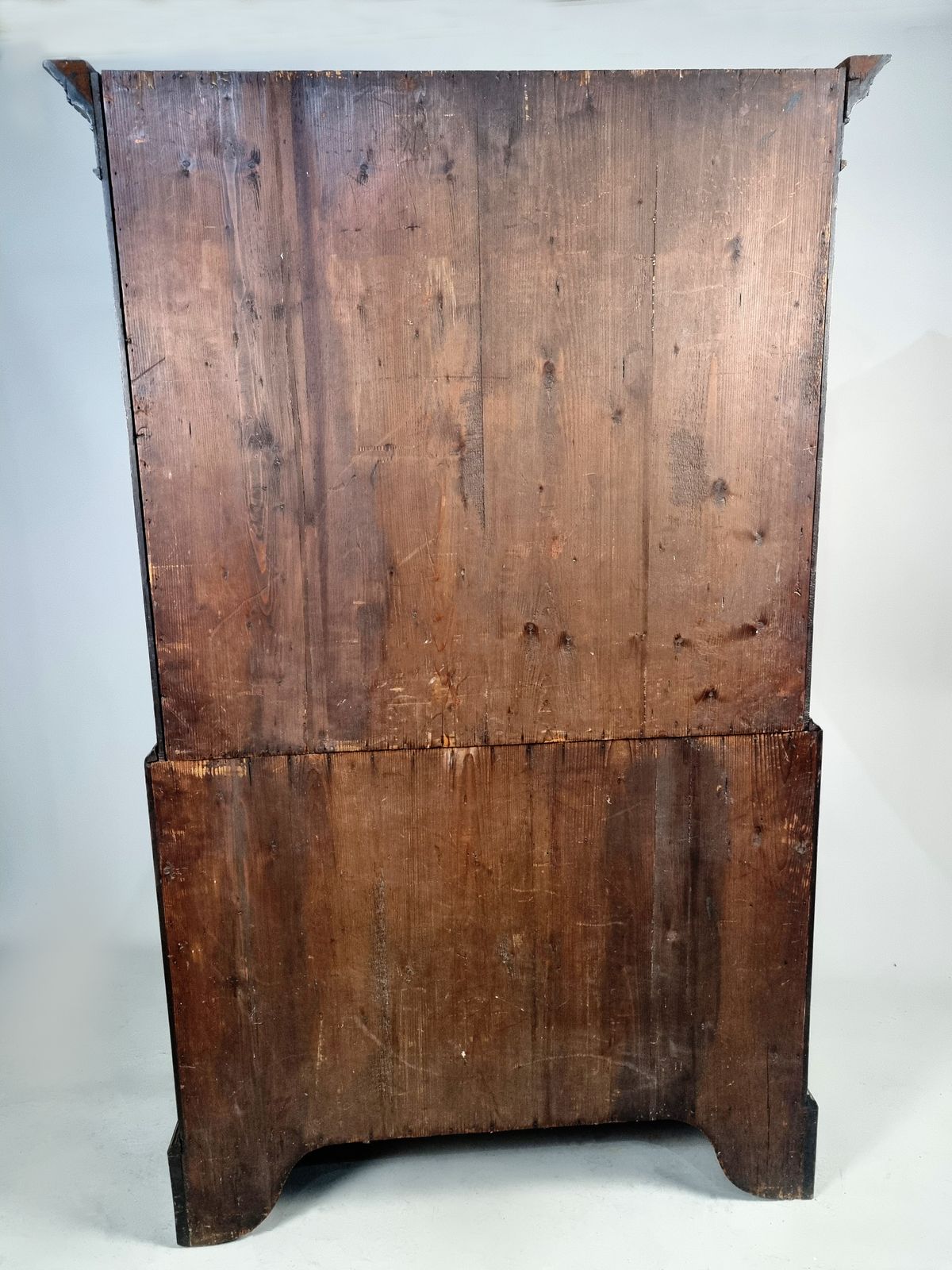 Beautiful Dated “Chippendale” George III Chest On Chest C.1760 photo vintage