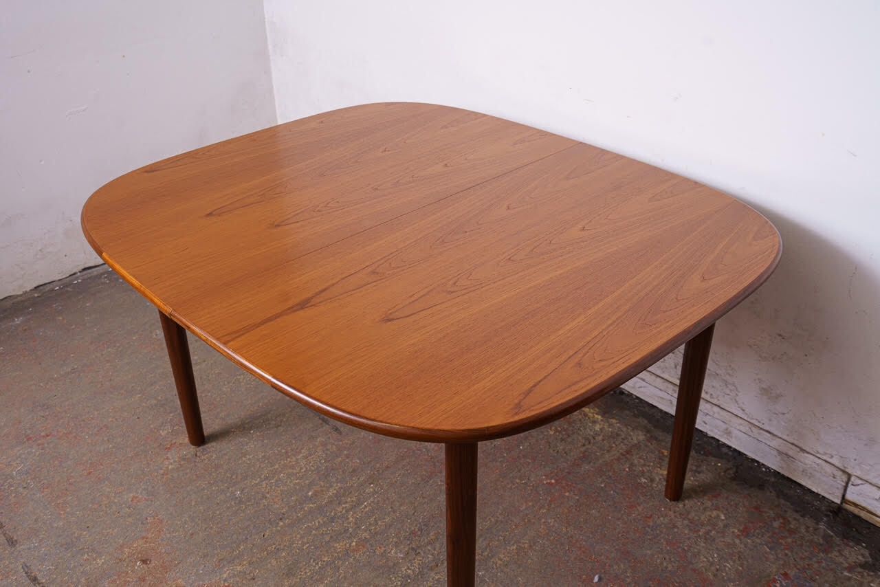 G Plan Mid Century Teak Extending Dining Table photo Furniture