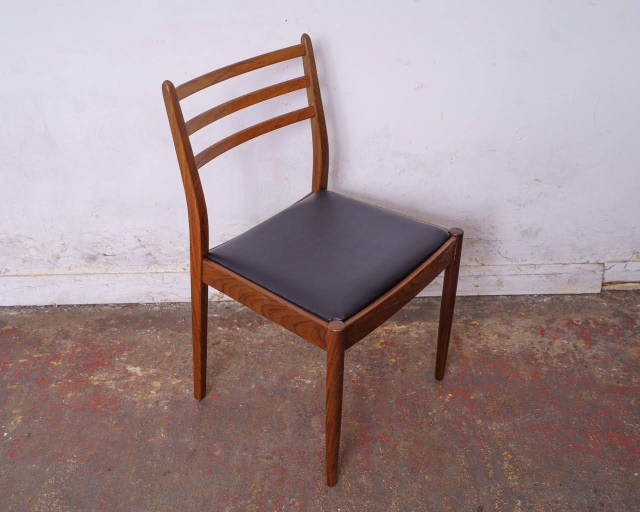G Plan Mid Century Teak Extending Dining Table With 4 Chairs photo Furniture