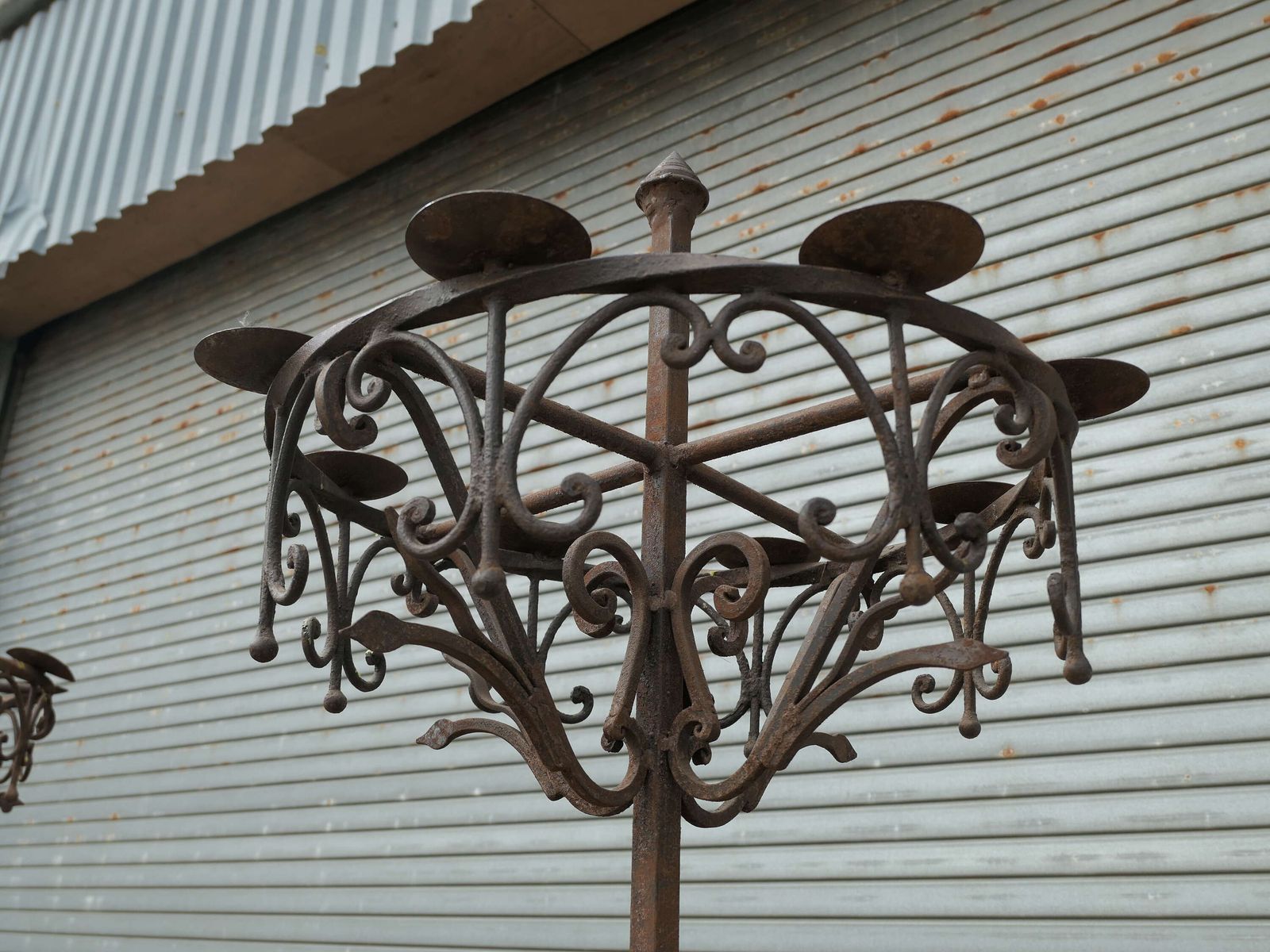 7ft3” Tall Medieval Candelabra. Castle Torchere We Have 4 Of These photo buy
