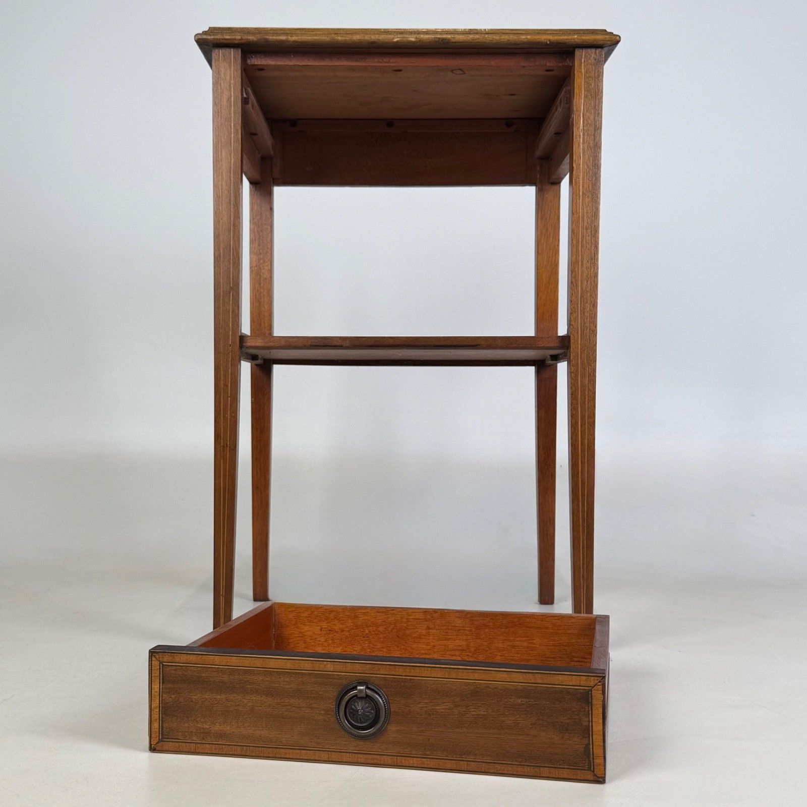 photo for sale Antique 20th Century Pair Of Bedside Cabinets In Mahogany ( Af 5896 )