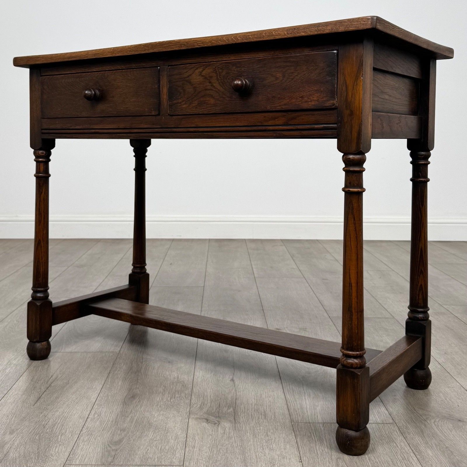 Antique 20th Century Edwardian Writing Table In Oak ( Af 5879 ) photo furniture