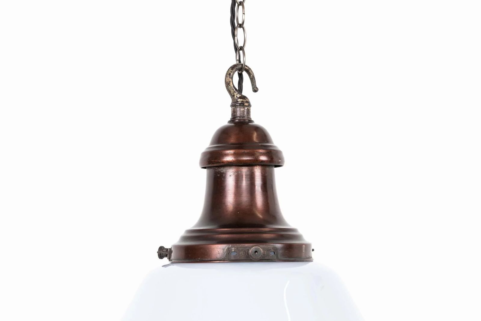 Early 20th Century Gec Opaline Pendant Light photo Lighting