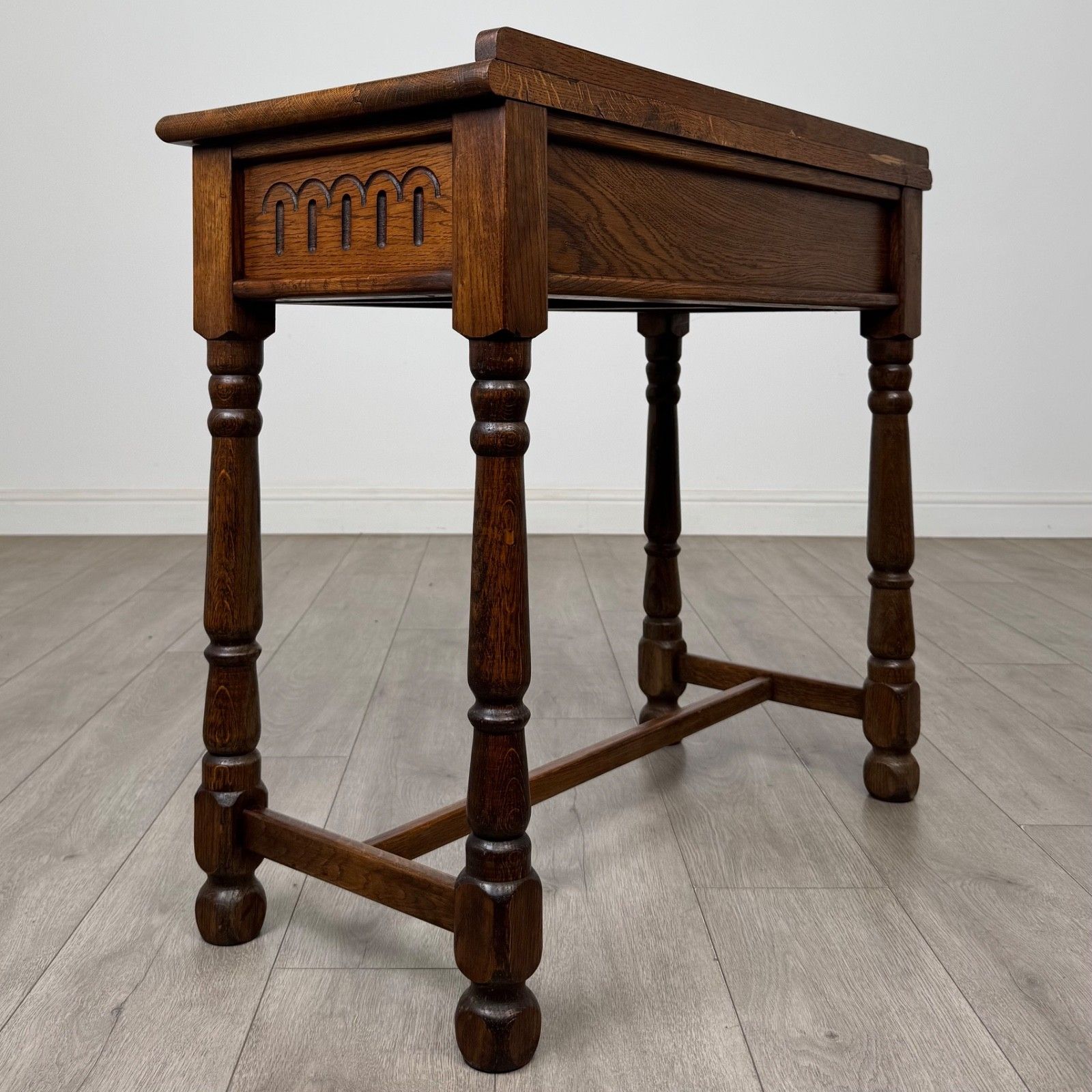 Antique 20th Century Edwardian Side Table In Oak ( Af 5832 ) photo Furniture