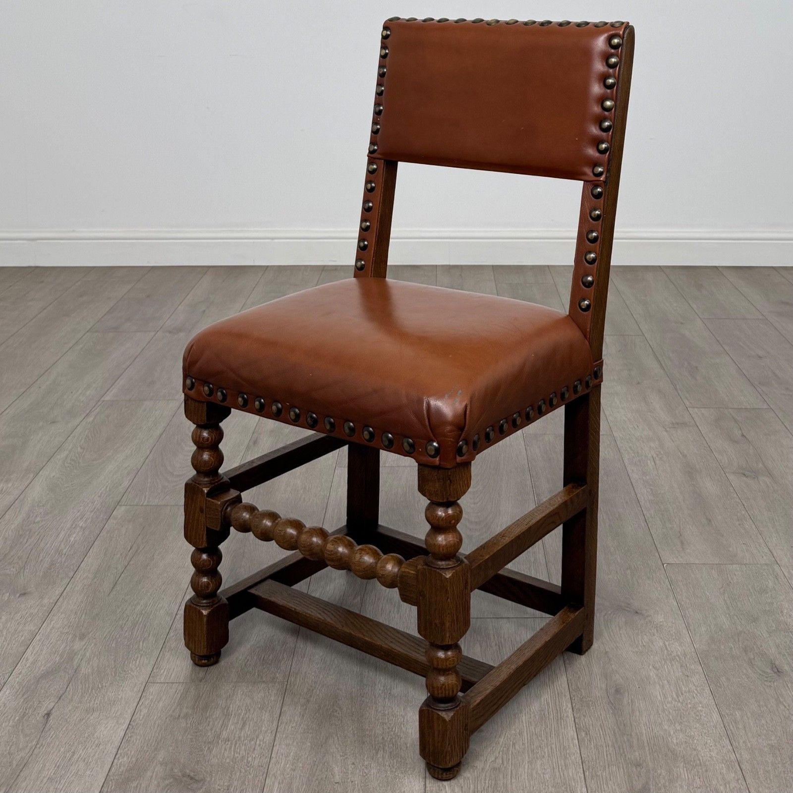 Antique 20th Century Edwardian Set Of 6 Dining Chairs In Oak ( Af 5910 ) photo furniture