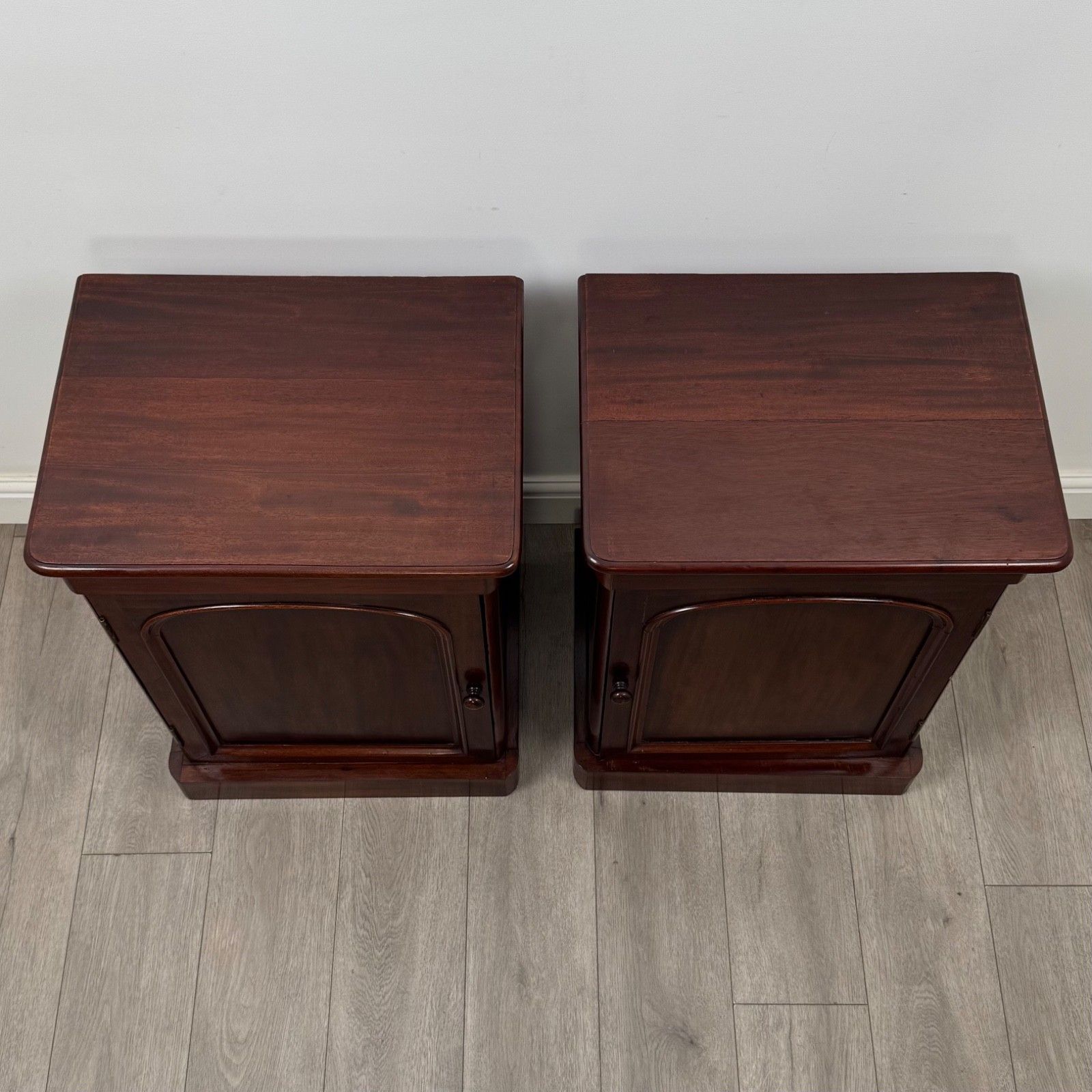 Furniture Antique 19th Century Victorian Pair Of Bedside Cabinets ( Af 5892 ) photo