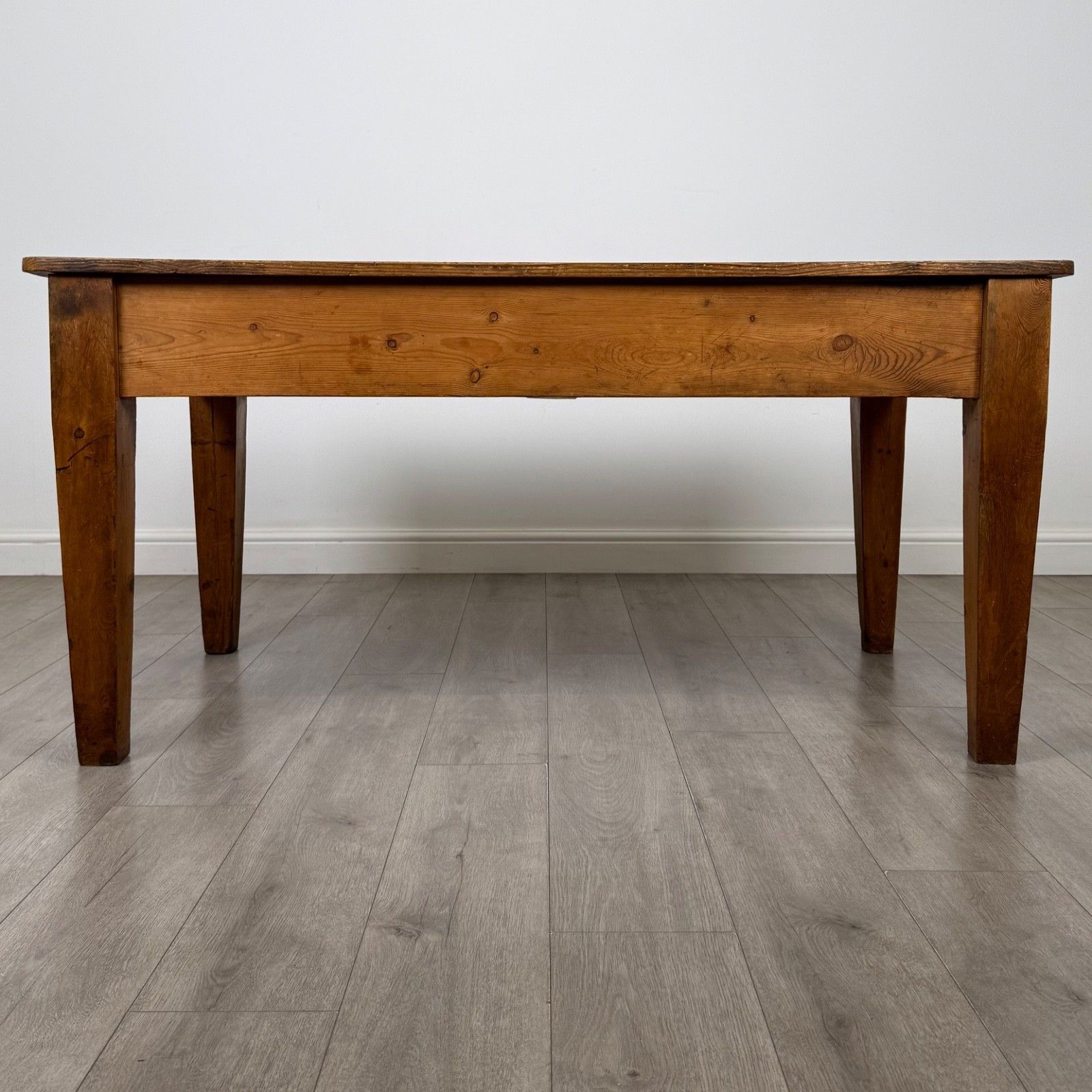 Antique 19th Century Large Farmhouse Writing Table In Pine ( Af 5880 ) photo 825.0