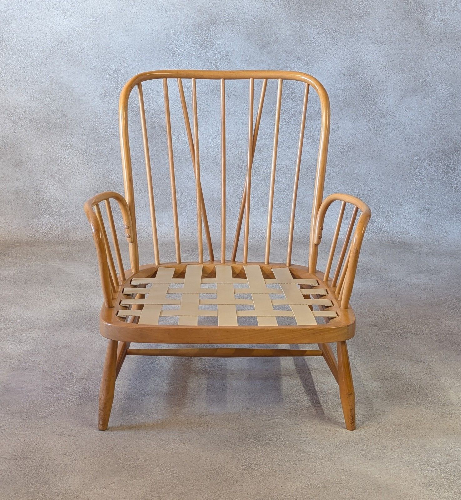 Vintage Ercol Blonde Windsor Jubilee 766 Armchair photo furniture