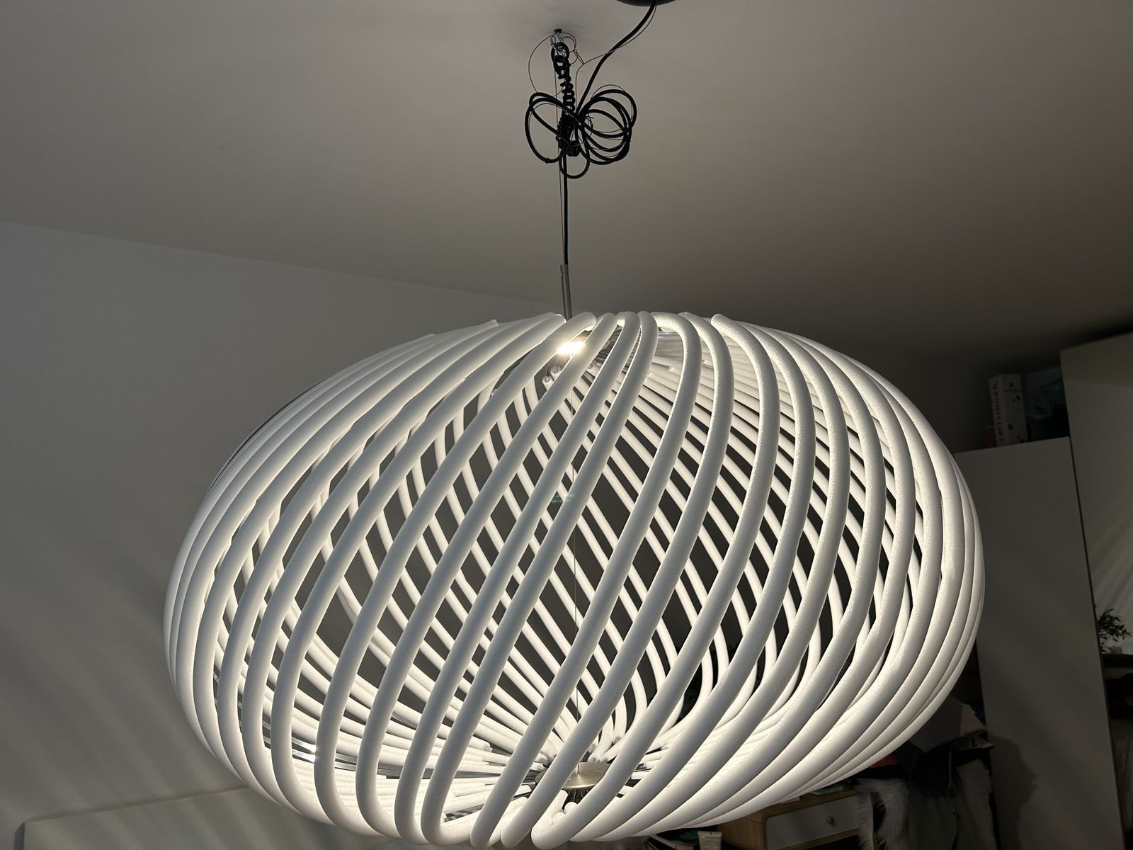 Tom Dixon Light Spring Silver Large photo furniture