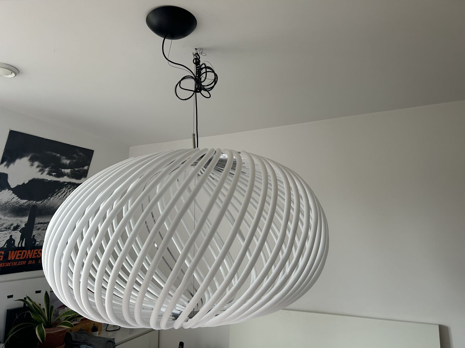 Tom Dixon Light Spring Silver Large photo Lighting