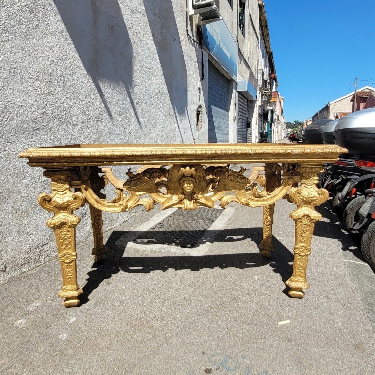 Large Center Table, L158cm, Piedmont, Louis XIV Period photo vinterior