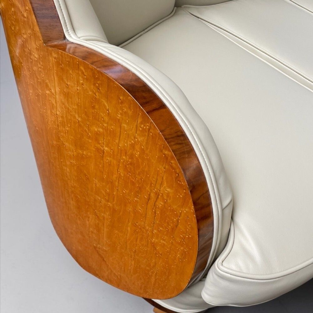 photo for sale A Fine Art Deco Three Seater Sofa By Harry And Lou Epstein