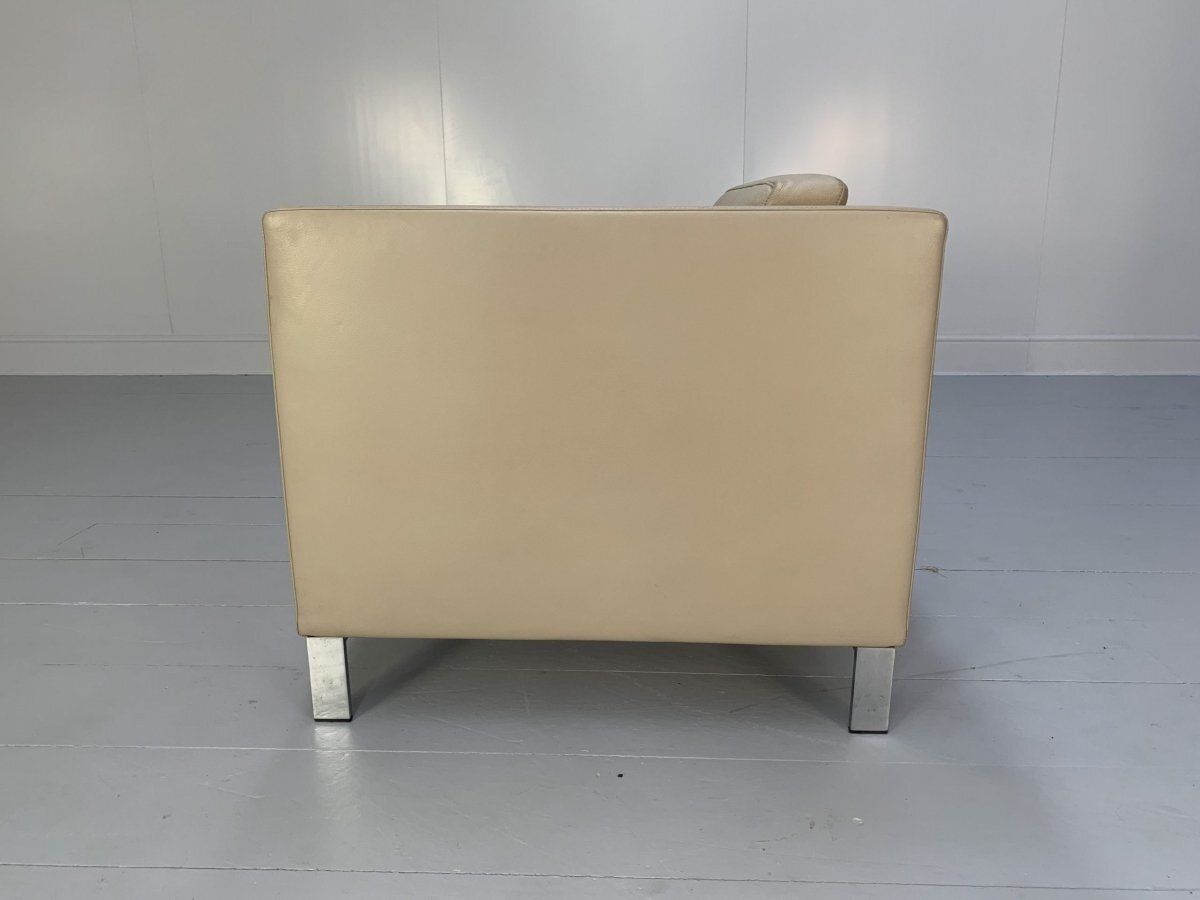 Walter Knoll Foster 500.10 Armchair   In Ivory Leather photo 1350.0