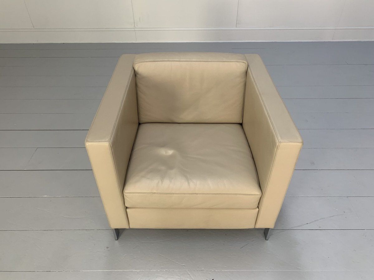 Walter Knoll Foster 500.10 Armchair   In Ivory Leather photo buy