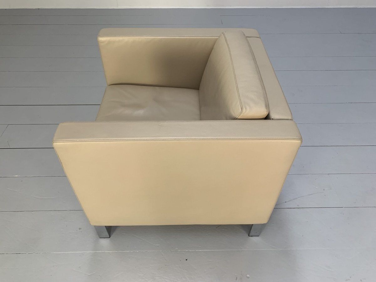 photo for sale Walter Knoll Foster 500.10 Armchair   In Ivory Leather