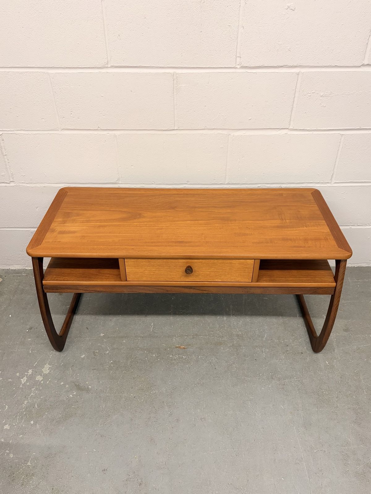 Mid Century Parker Knoll Burlington Teak Coffee Table photo for sale