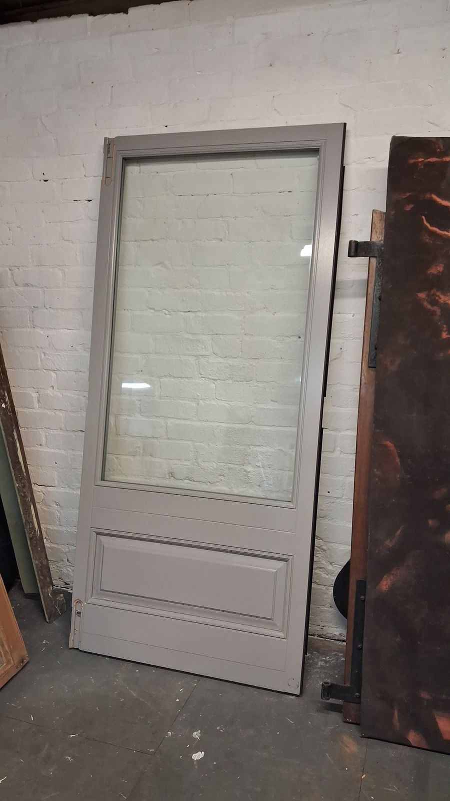 photo for sale External Glazed Solid Wood Door (Origionally Part Of A Bifolding Set)