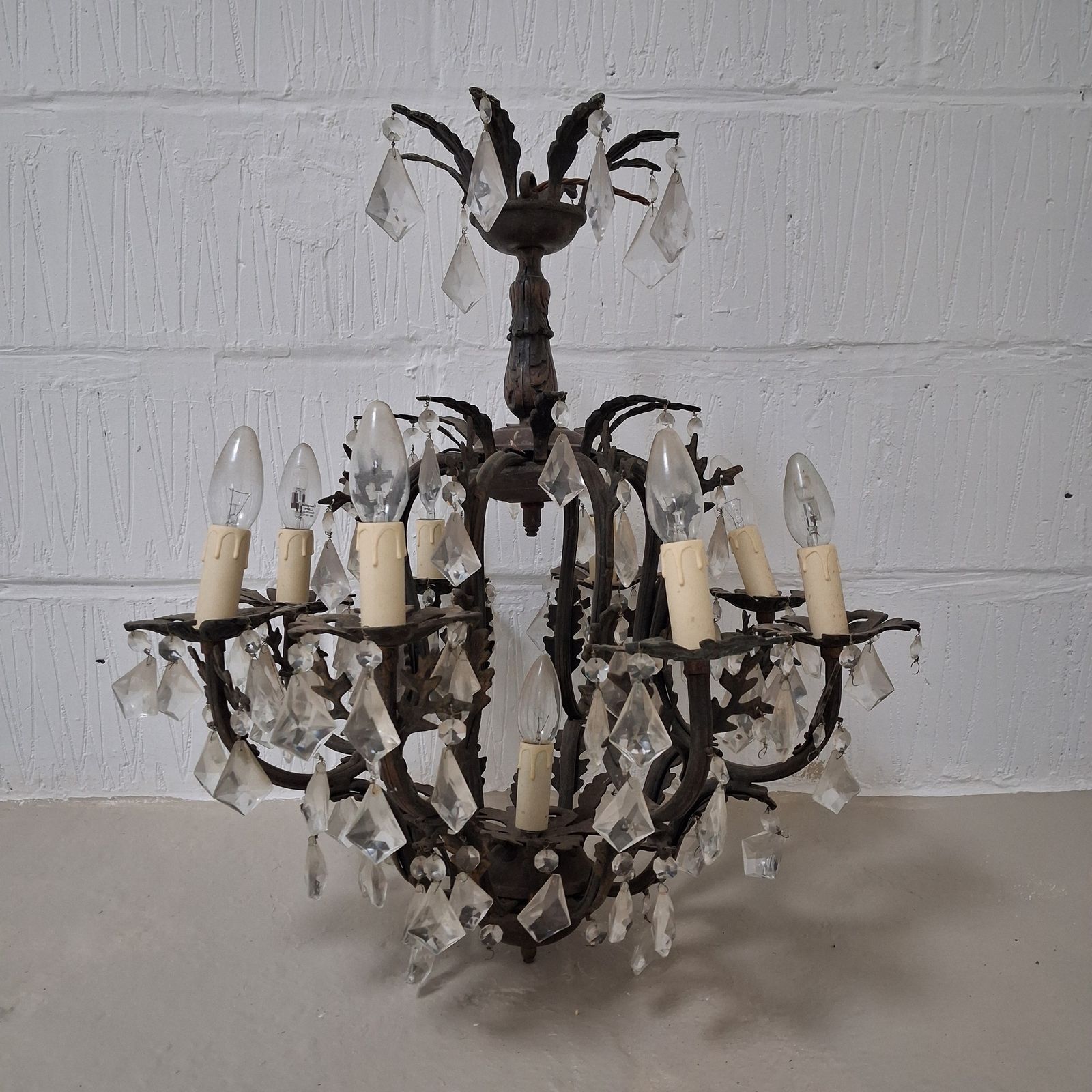 Antique French Chandelier, 1930s photo furniture