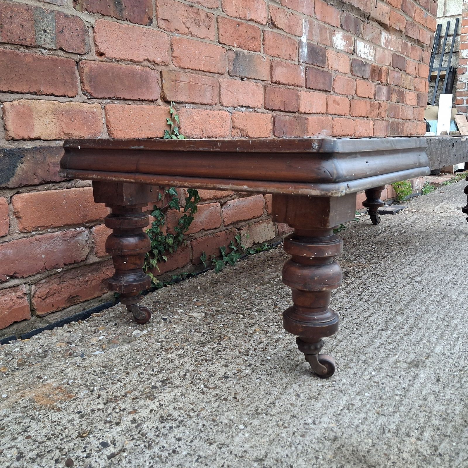 photo furniture Antique Chaise Lounge Base Or Upcyle Coffee Table Project