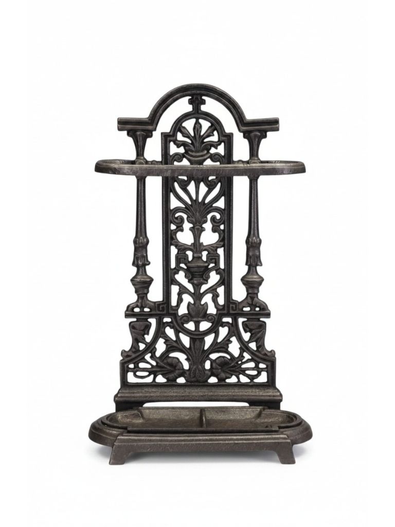 Superb Victorian Cast Iron Stick Stand/Umbrella Stand With Neo Classical Detail