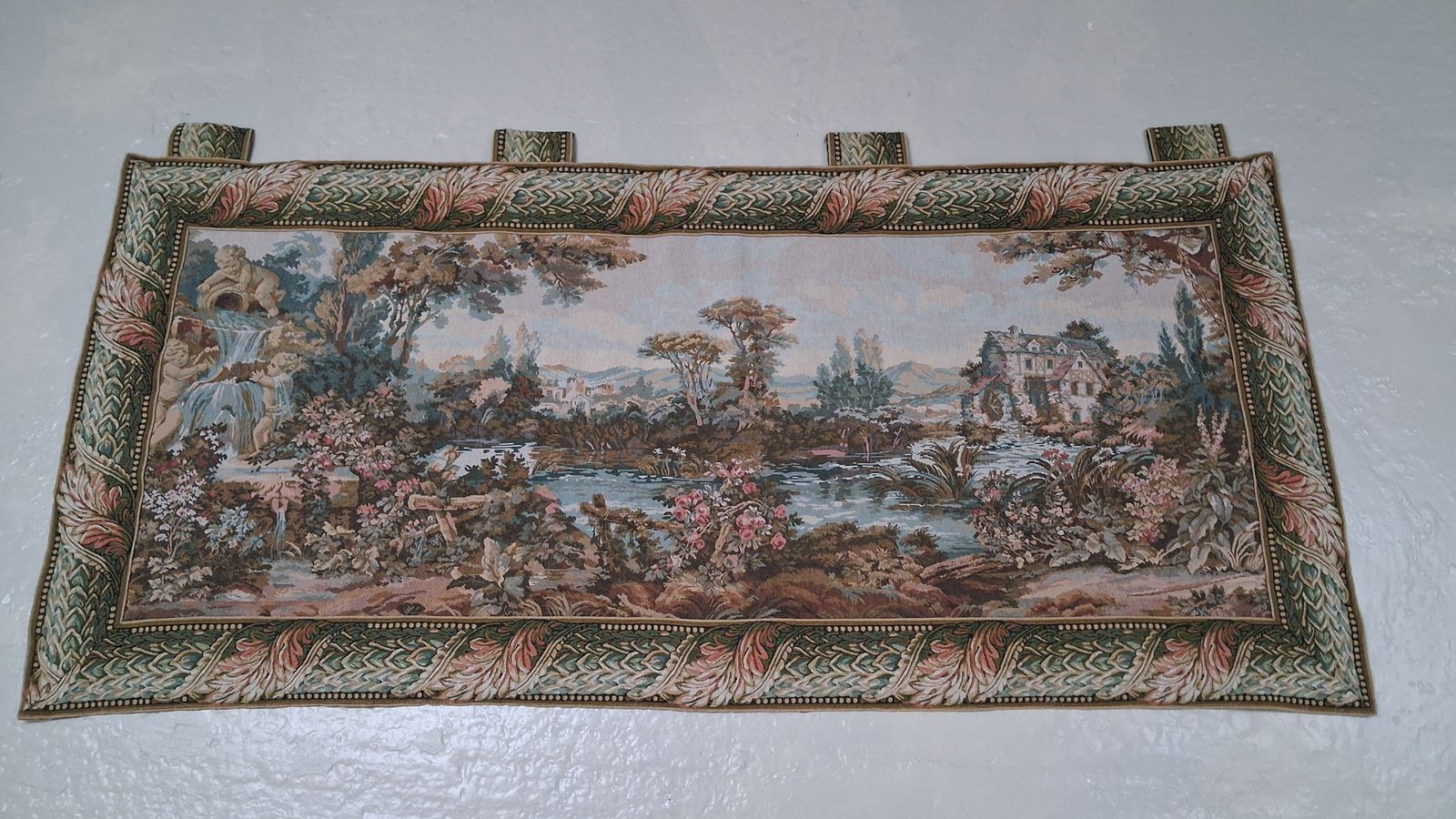 Large Vintage Wall Tapestry, 1980s photo for sale