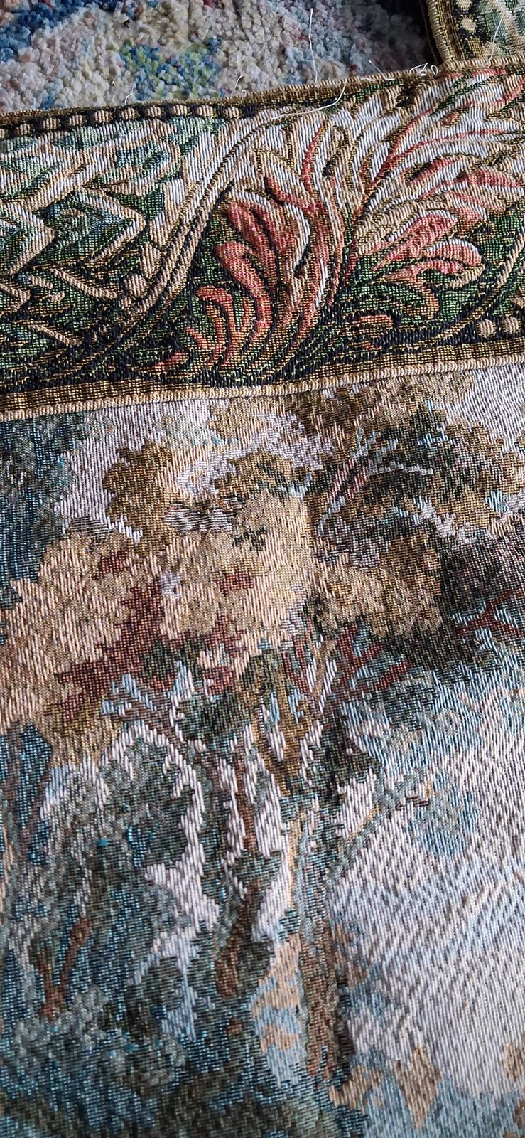 Large Vintage Wall Tapestry, 1980s photo buy