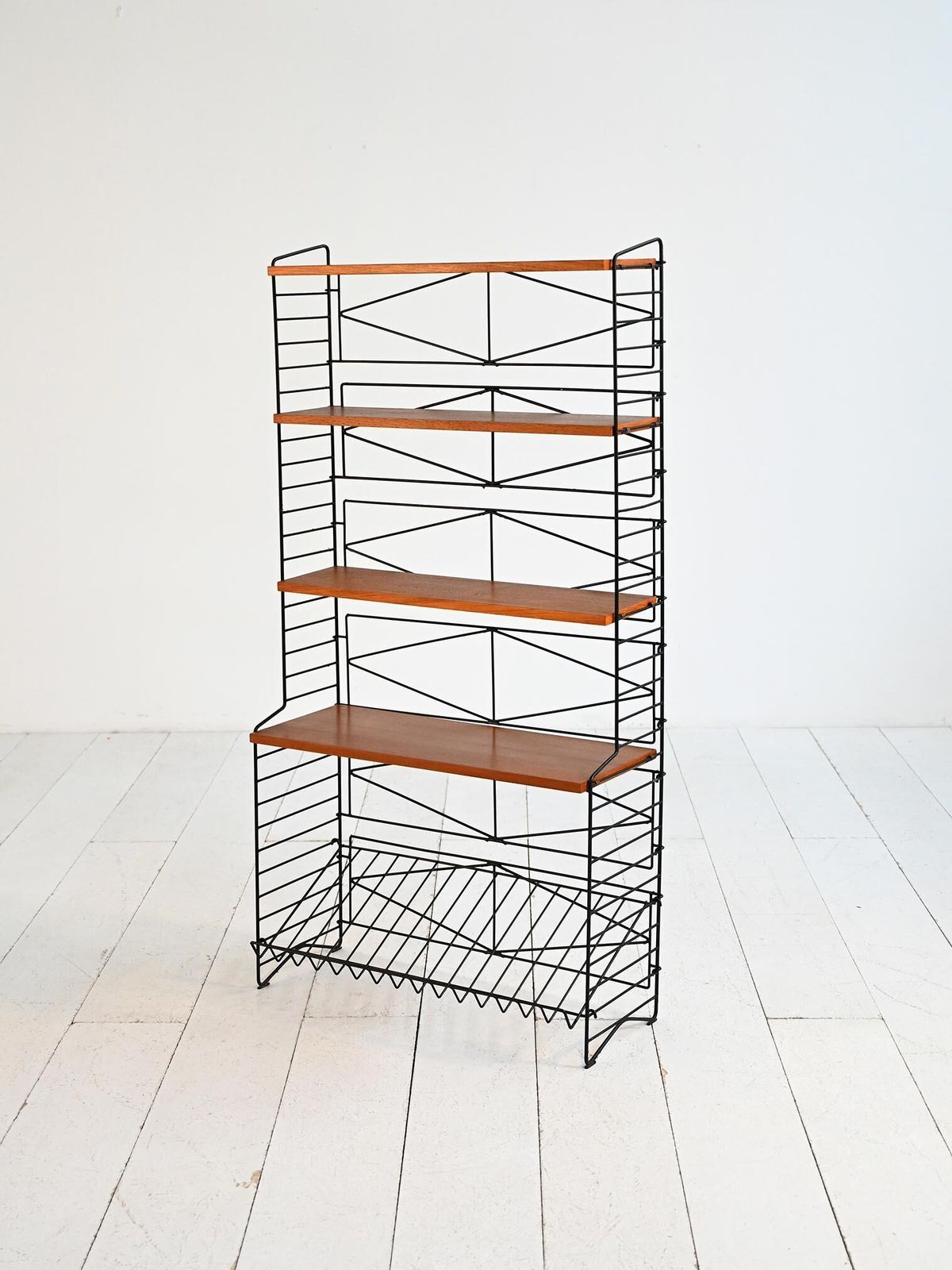 Freestanding Hylla Style Shelving Unit 1960s photo furniture