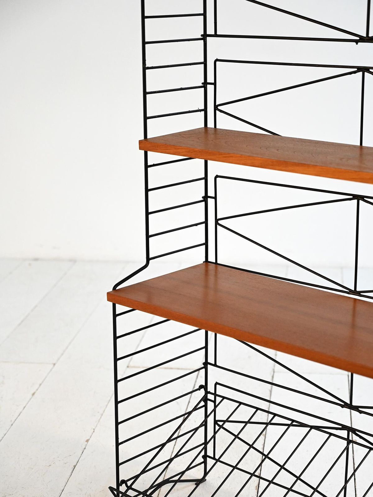 Freestanding Hylla Style Shelving Unit 1960s photo vinterior