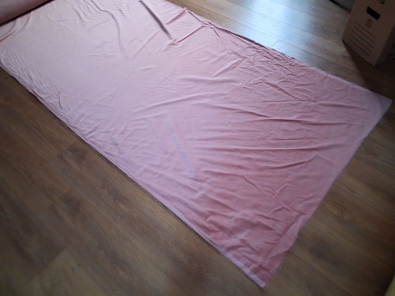 Roll Of Pink Upholstery Velvet Fabric photo for sale