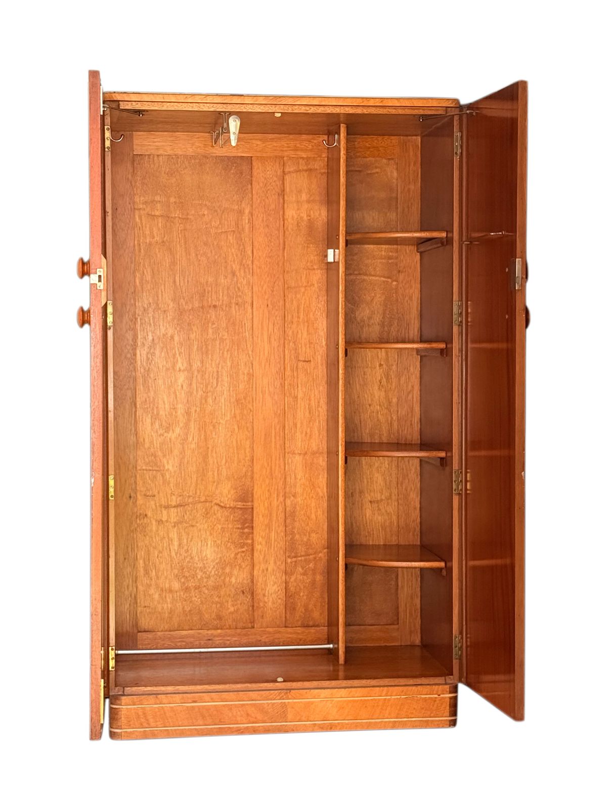 Art Deco Compactum Wardrobe, Walnut With Fitted Integral Interior photo furniture