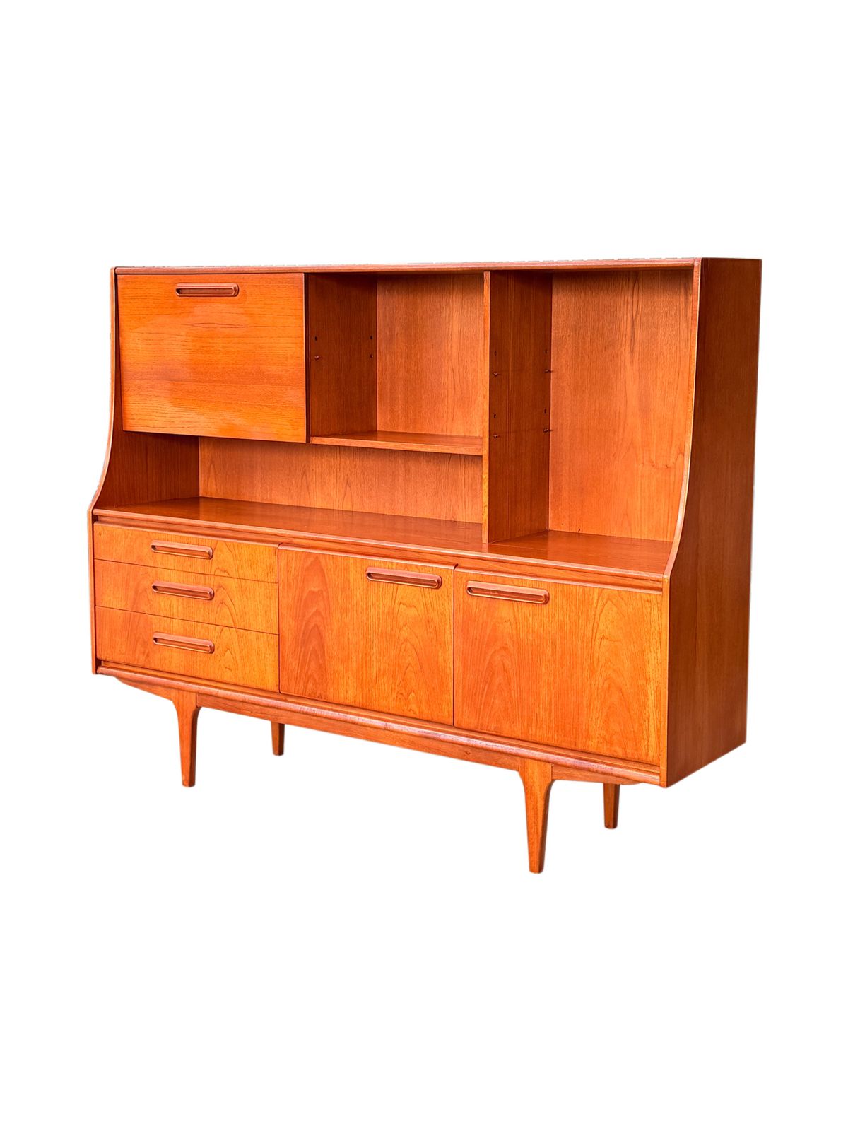 Jentique, Large Mid Century Teak Highboard photo for sale