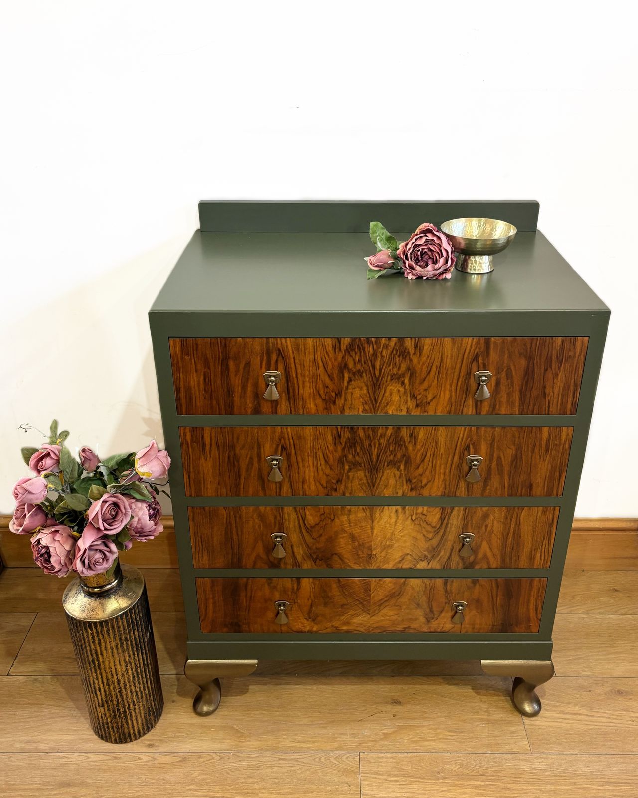 Walnut Chest Of Drawers, Mid 20th Century photo Furniture