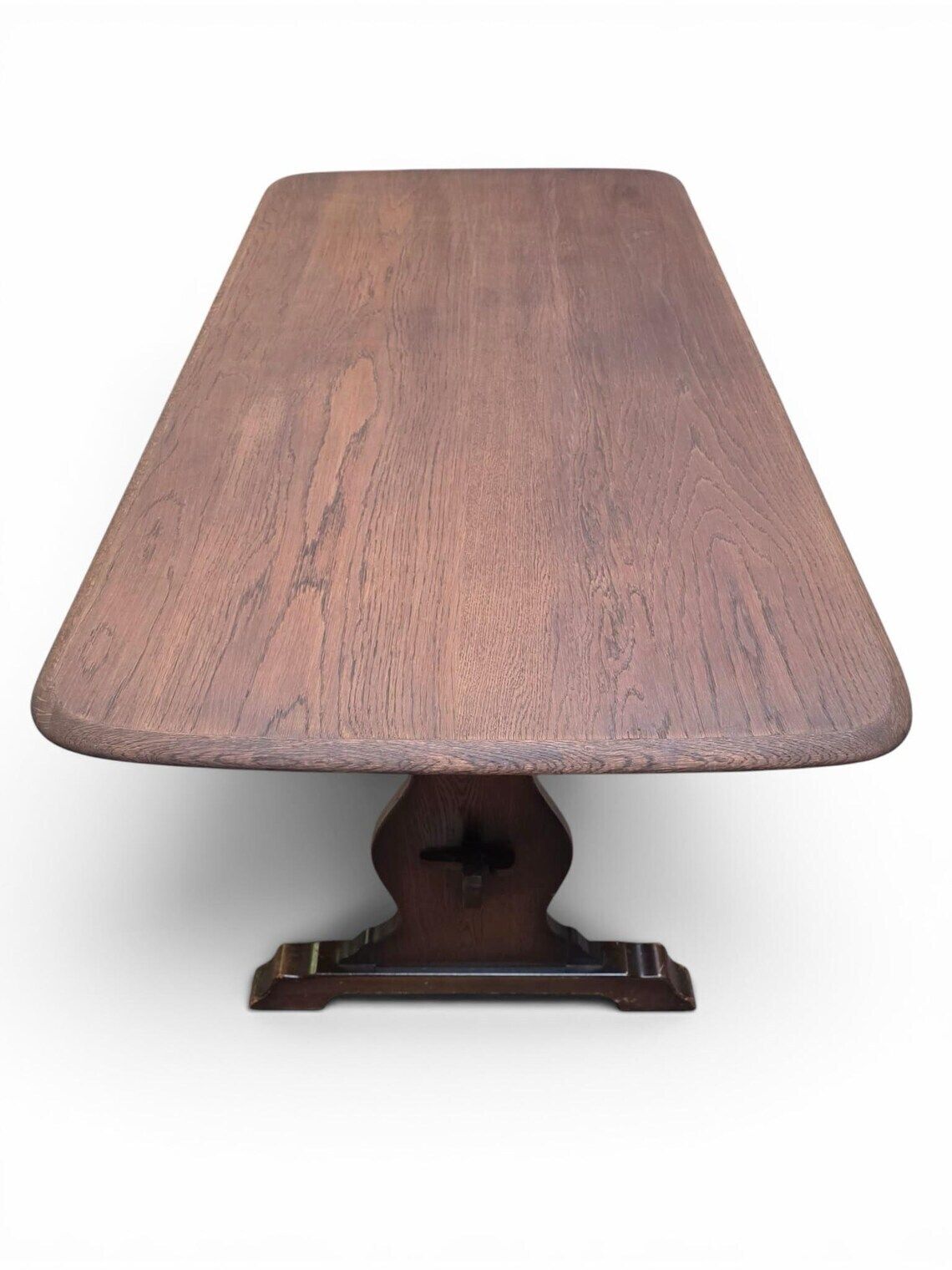 Vintage Oak Refectory Dining Table  James Lupton & Sons / C1960 photo vintage