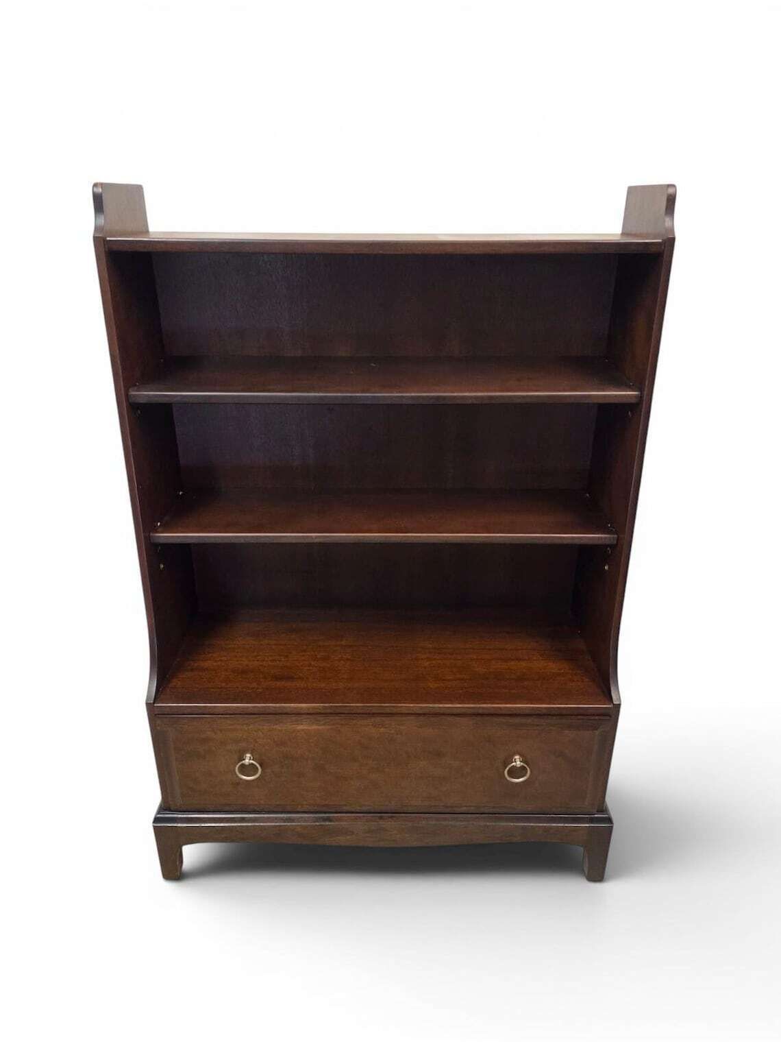 Vintage Stag Bookcase / One Drawer / C1970 photo vintage