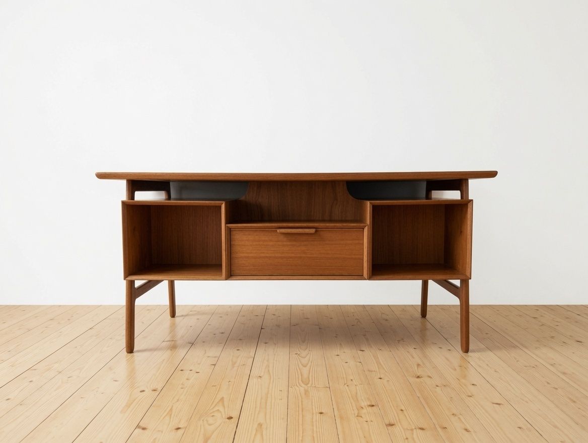 Gunni Omann #75 Teak Executive Desk, 1960s. photo buy