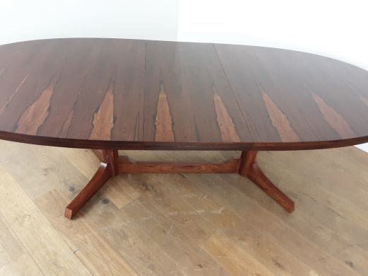 Furniture Robert Heritage Midcentury Extendable Rosewood Dining Table photo