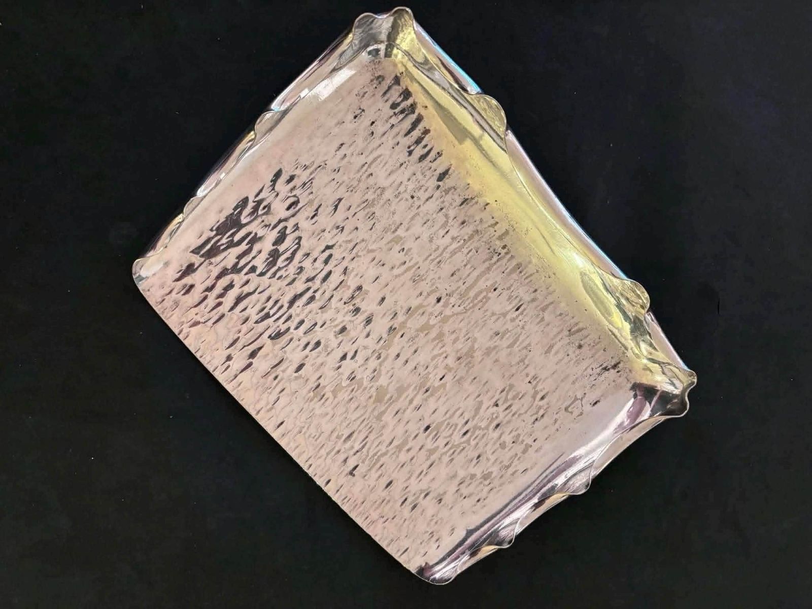 Christopher Dresser Hukin And Heath Crumb Tray, Victorian Silver Plated Plateau à Miettes, Aesthetic Movement Table Crumber Tray, C.1880 photo for sale