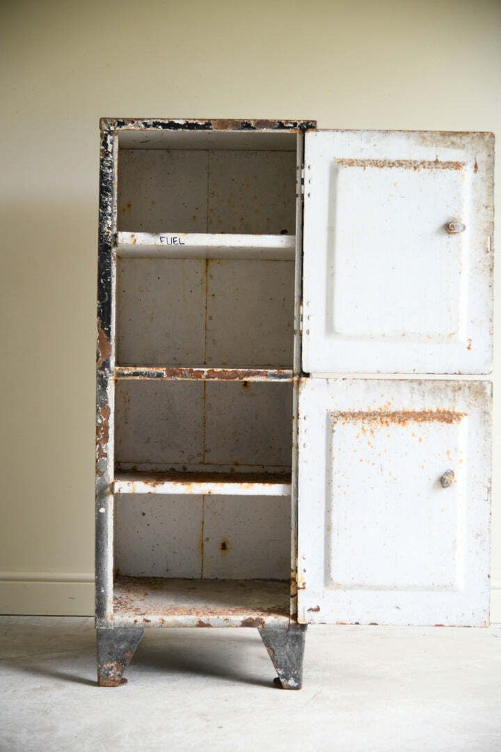 Original Mid 20th Century Industrial Double Locker photo for sale