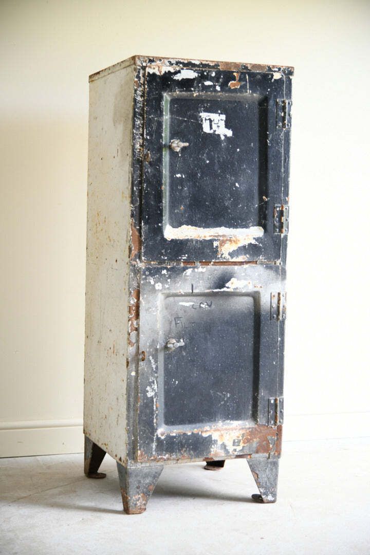 Original Mid 20th Century Industrial Double Locker photo buy