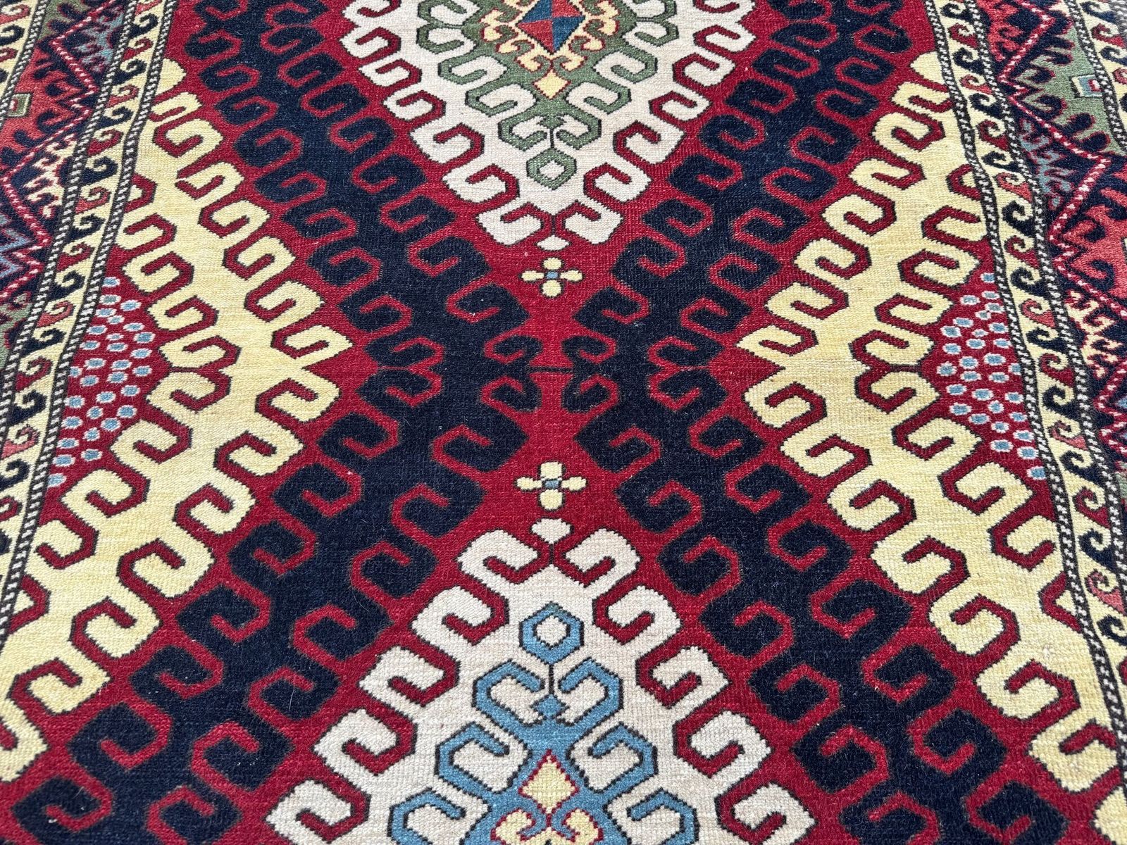 Vintage Egyptisch Shirvan Tapijt 1,64 m x 1,08 m photo vintage